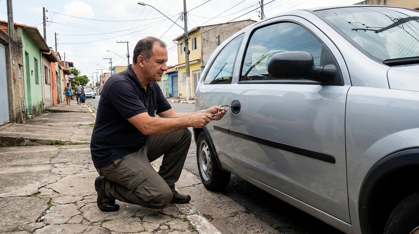 Abertura de carro sem danos por chaveiro em Jundiaí‑SP